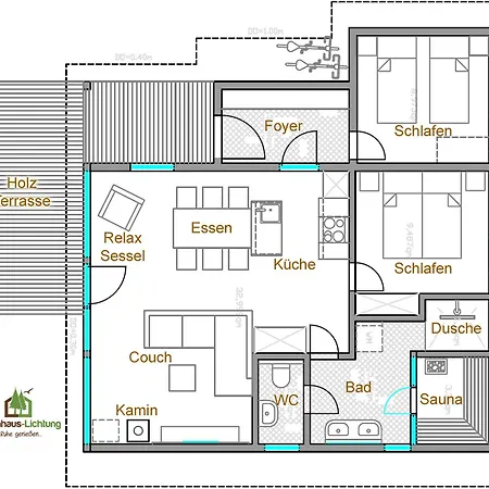 4 Personen Mit Sauna F0h3 * Ruhla